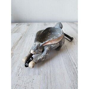 Vintage Bethany lowe rabbit wheelbarrow AS IS RARE cart bunny Easter unique spri